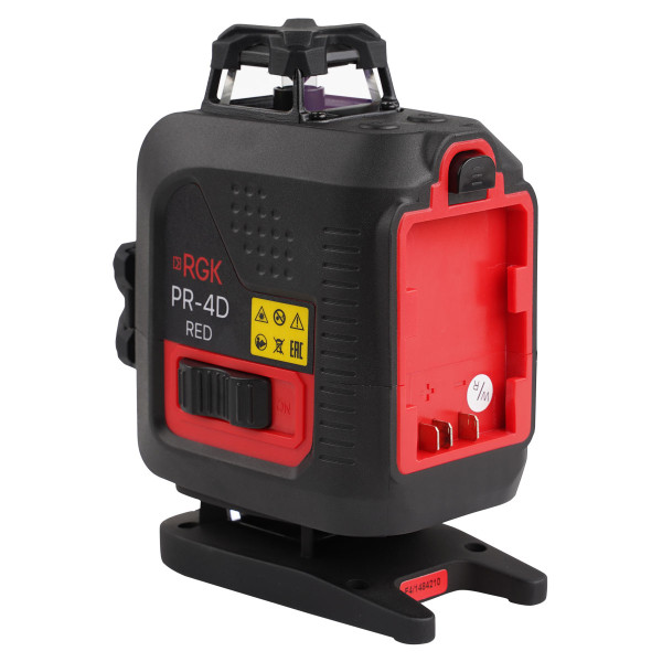 Уровень лазерный RGK PR-4D Red с красным лучом (756822)
