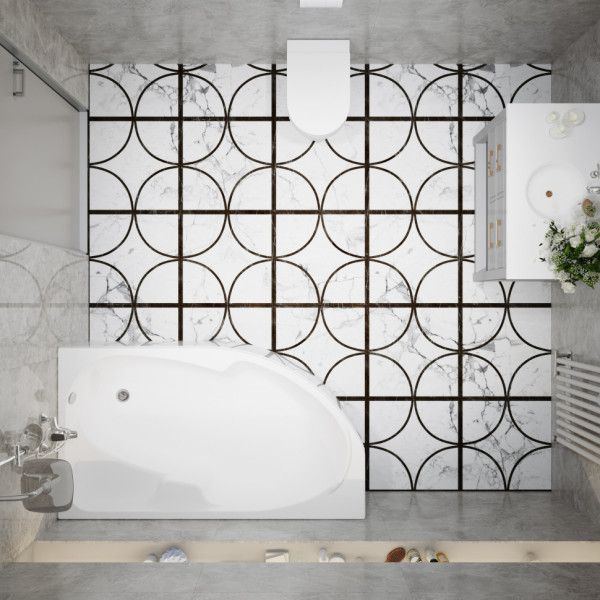 Ванна акриловая Triton София 150x950 правосторонняя белая (V160) Ванна акриловая Triton София 150x950 правосторонняя белая (V160)