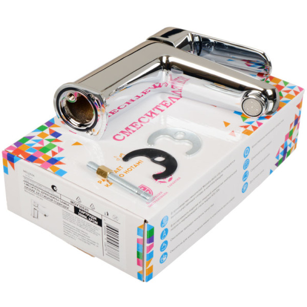 Смеситель для раковины Melodia della vita Samba хром (MDV30820)