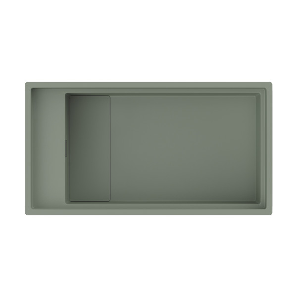 Мойка для кухни врезная Omoikiri Kinaru Pro 86-U/I-WG Artceramic/wind green (4993202)