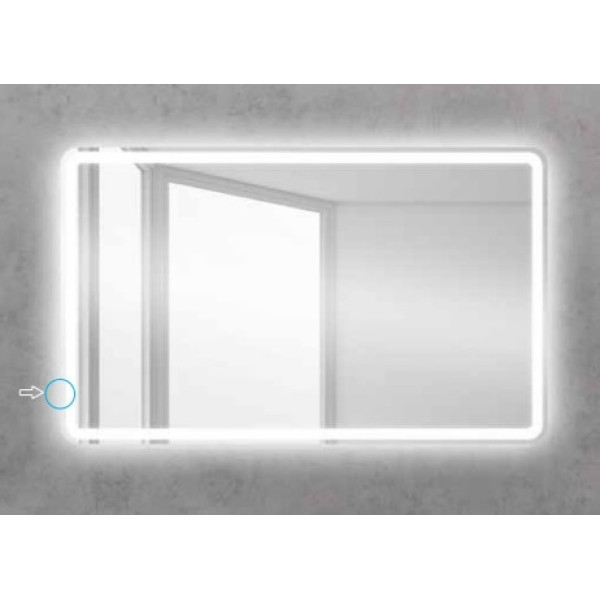 Зеркало с подсветкой BelBagno SPC-MAR 100x60 (SPC-MAR-1000-600-LED-BTN) Зеркало с подсветкой BelBagno SPC-MAR 100x60 (SPC-MAR-1000-600-LED-BTN)
