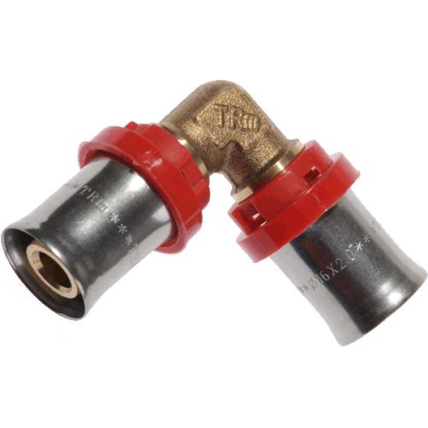 Соединение угловое 16*16 TeRma (пресс, латунь) (02529) Соединение угловое 16*16 TeRma (пресс, латунь) (02529)