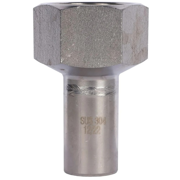 Вставка резьбовая 22х1"В Rommer из нержавеющей стали (пресс) (RSS-0023-000221) Вставка резьбовая 22х1"В Rommer из нержавеющей стали (пресс) (RSS-0023-000221)