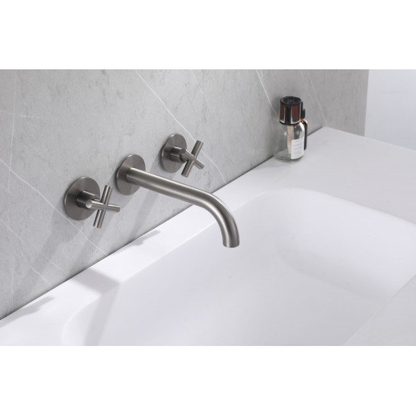 Смеситель для раковины Abber Wasser Kreis никель (AF81121NG)