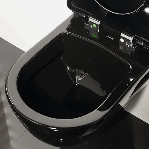 Унитаз подвесной с биде Creavit 35,5x49,8x37,5 черный (TP32,5-00SI00E-0000)