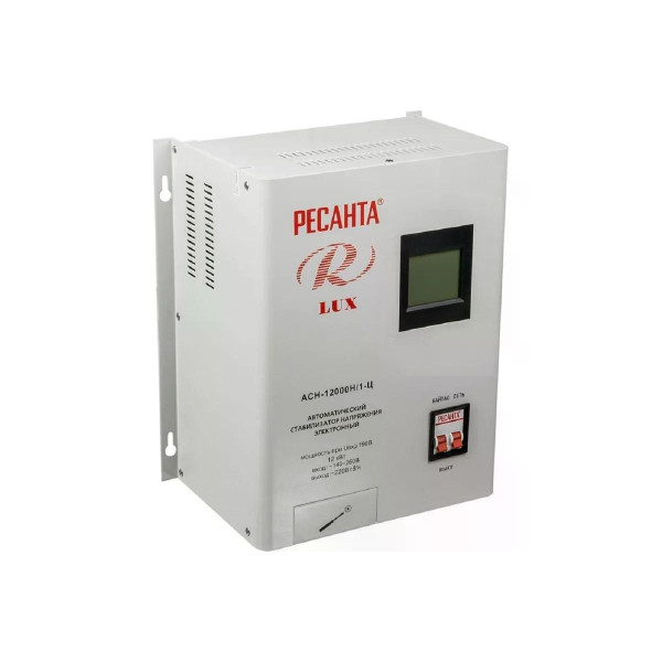Стабилизатор напряжения Ресанта LUX АСН-12000Н/1-Ц (63/6/22) Стабилизатор напряжения Ресанта LUX АСН-12000Н/1-Ц (63/6/22)