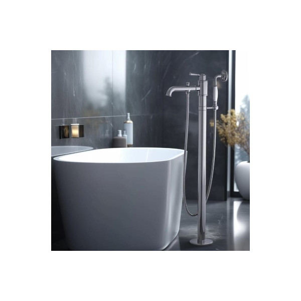 Смеситель напольный Aquatek Классик хром (AQ1545CR) Смеситель напольный Aquatek Классик хром (AQ1545CR)