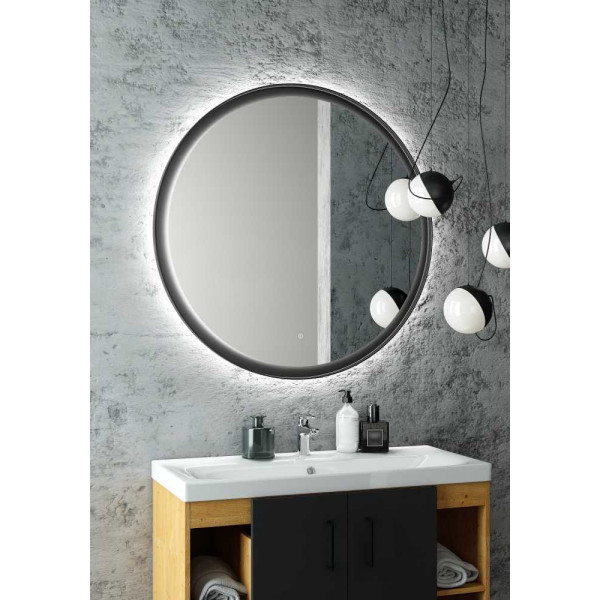 Зеркало с подсветкой Континент Planet black Led D 600 с бесконтактным сенсором (ЗЛП623) Зеркало с подсветкой Континент Planet black Led D 600 с бесконтактным сенсором (ЗЛП623)