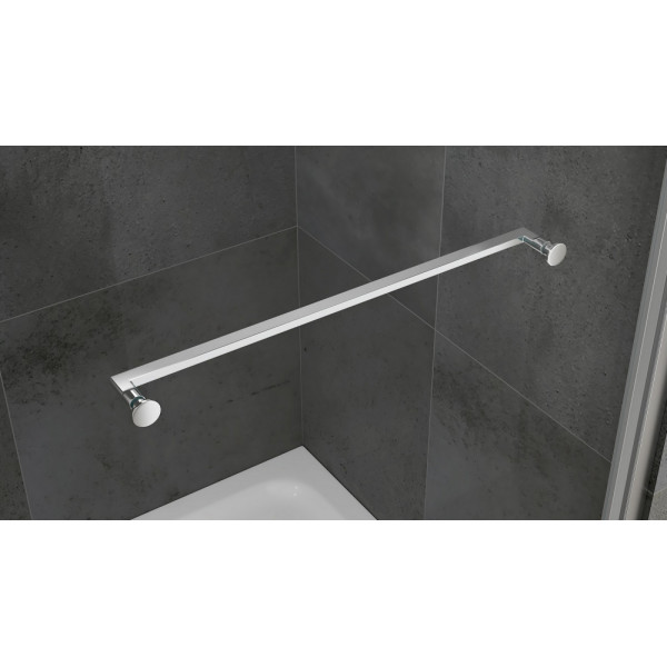 Душевой уголок Abber Diamant 100x195x100 стекло прозрачное, профиль хром (AG0A100)