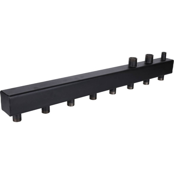 Коллектор распределительный Rommer 1"*1 1/4" на 4 контура (сталь, до 80 кВт) (RDG-0016-004004) Коллектор распределительный Rommer 1"*1 1/4" на 4 контура (сталь, до 80 кВт) (RDG-0016-004004)