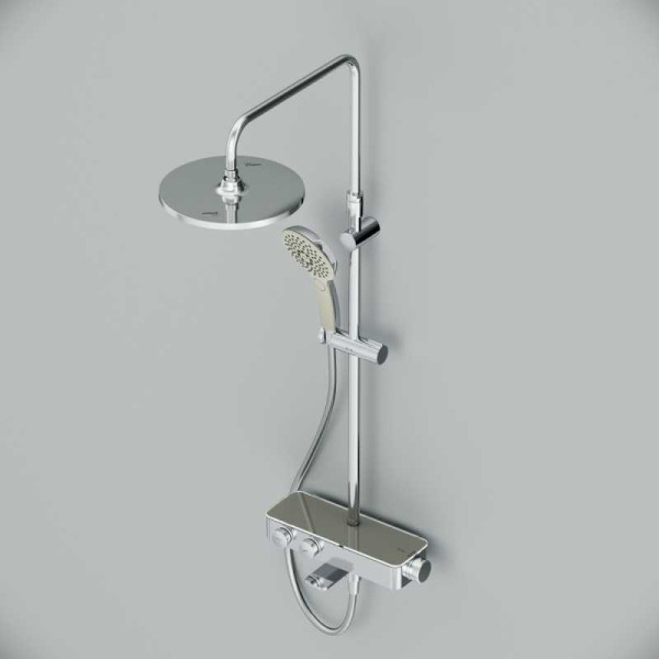 Система душевая Inspire V2.0 (смеситель с термостатом, верхний душ, душева лейка, душ.шланг) Система душевая Inspire V2.0 (смеситель с термостатом, верхний душ, душева лейка, душ.шланг)