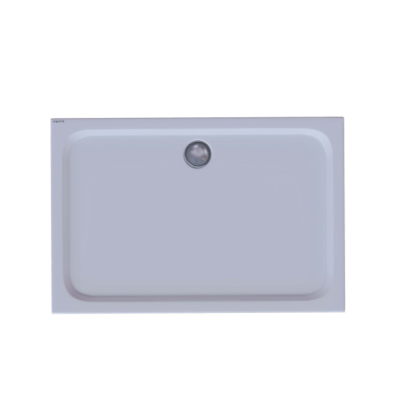 Поддон душевой Aquatek акриловый низкий прямоугольный 100x90x15 без сифона, с ножками, с панелью, белый (DPA-0000010)