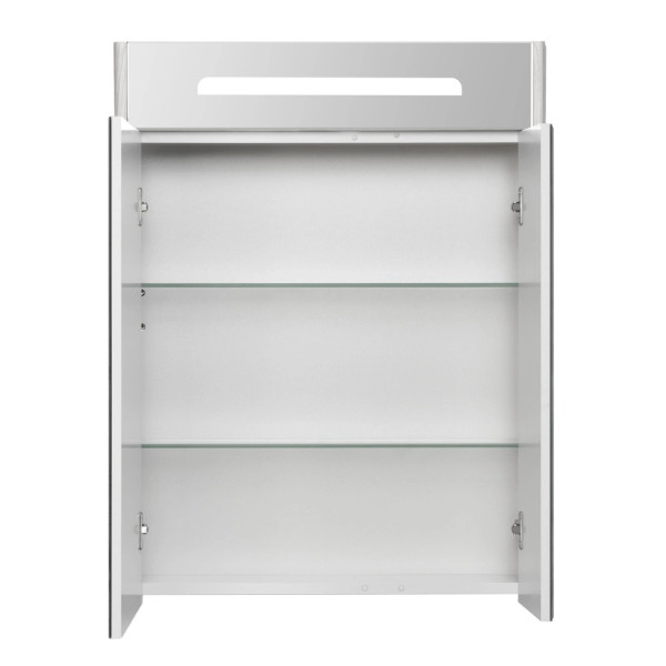 Шкаф зеркальный Aquaton Сильва 60 Дуб Фьорд (1A216202SIW60)