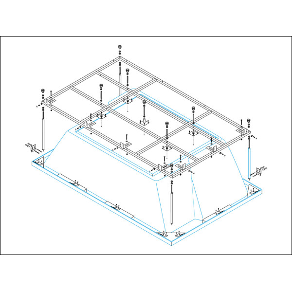 Каркас для ванны Cezares Plane_Duo 178,5x133,5x47 (PLANE_DUO-MF) Каркас для ванны Cezares Plane_Duo 178,5x133,5x47 (PLANE_DUO-MF)