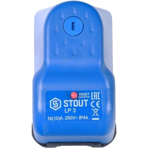 Реле сухого хода Stout LP/3, 0-4 бар, 1/4" SCS-0001-000003 Реле сухого хода Stout LP/3, 0-4 бар, 1/4" SCS-0001-000003