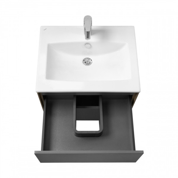 Тумба подвесная Aquaton Сохо 588x455x482 черный софт, дуб веллингтон (1.A258.0.01A.JA0.0) Тумба подвесная Aquaton Сохо 588x455x482 черный софт, дуб веллингтон (1.A258.0.01A.JA0.0)