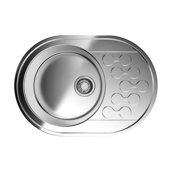 Мойка для кухни врезная Omoikiri Kasumigaura 65-IN 650x460 нержавеющая сталь (4993727)