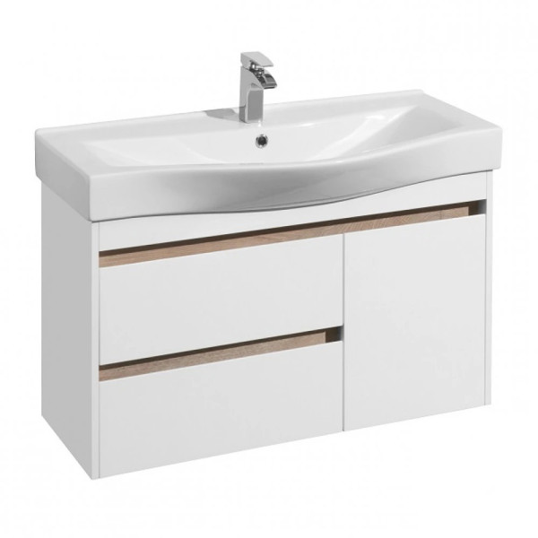 Тумба-умывальник Aquaton Нортон 100/1WH302502 раковина Беверли 100 (1A2490K0NT010)