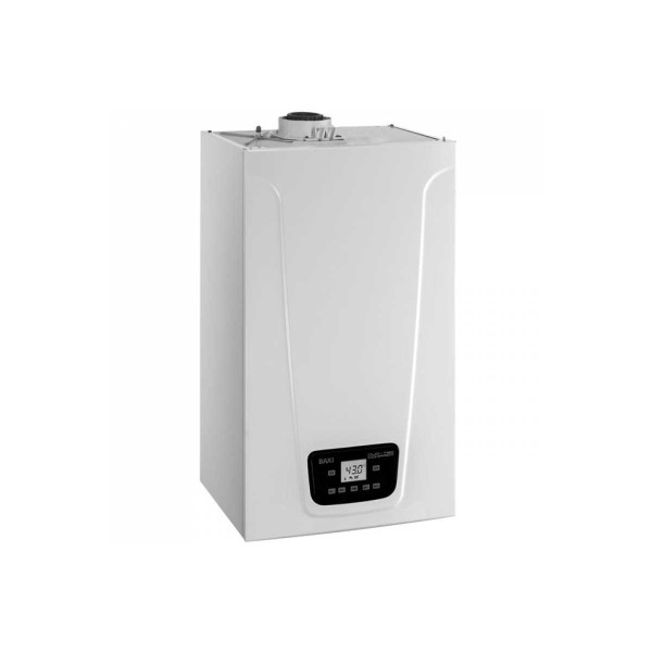 Котел газовый Baxi Duo-tec Compact 24 (20 кВт) конденсационный, двухконтурный, закрытая камера сгорания (A7722038)