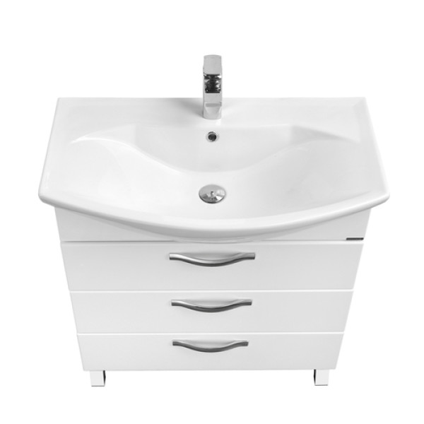 Тумба-умывальник Aquaton Ария 65 Н/1WH207782 Раковина Смайл-65 (1A1234K0AA010)