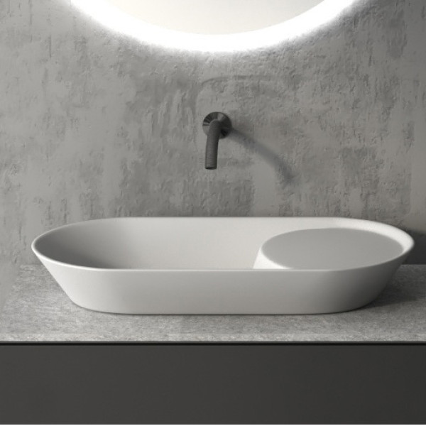 Раковина накладная Abber Bequem 72x33x13 белая (AC2120)