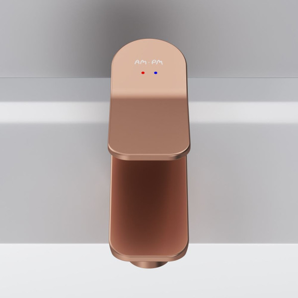 Смеситель для раковины AM.PM X-Joy розовое золото (F85A02144)