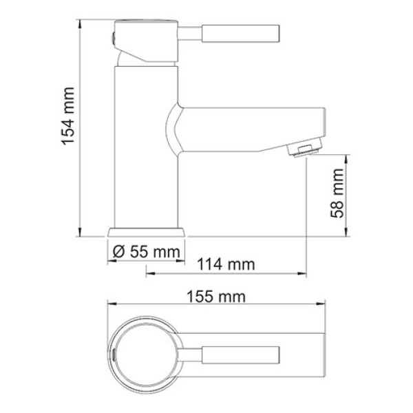 Смеситель для раковины WasserKRAFT Wern (4203) Смеситель для раковины WasserKRAFT Wern (4203)