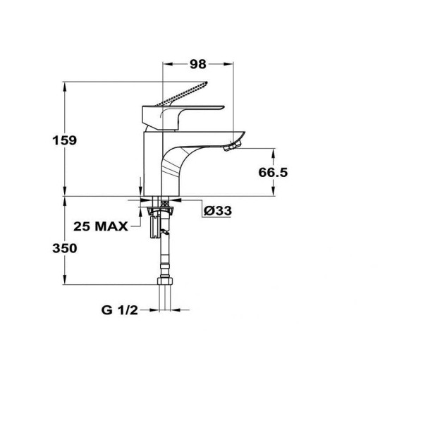 Смеситель для раковины Mofem Trend Plus 100 (150-1563-00)