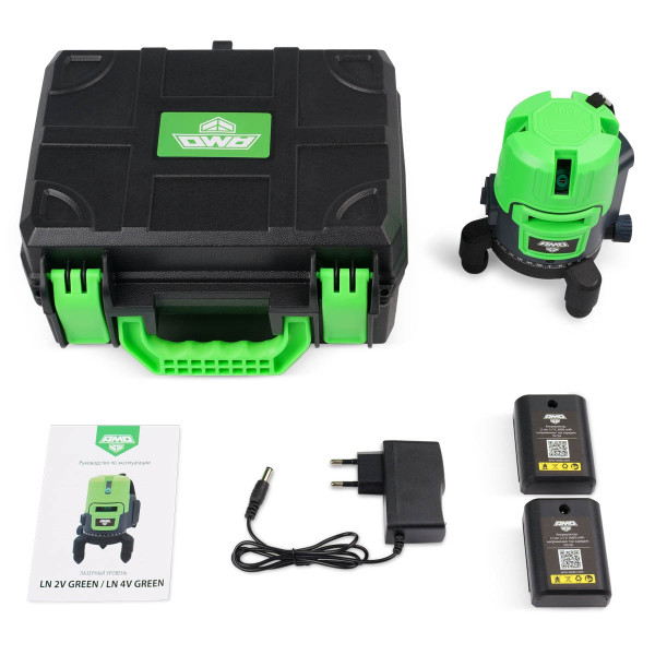 Уровень лазерный AMO LN 4V Green с зеленым лучом (854842) Уровень лазерный AMO LN 4V Green с зеленым лучом (854842)