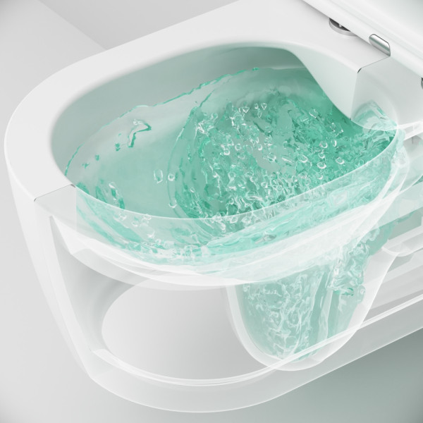 Унитаз подвесной AM.PM Func 54 см FlashClean с сиденьем микролифт (C8F1701SC) Унитаз подвесной AM.PM Func 54 см FlashClean с сиденьем микролифт (C8F1701SC)