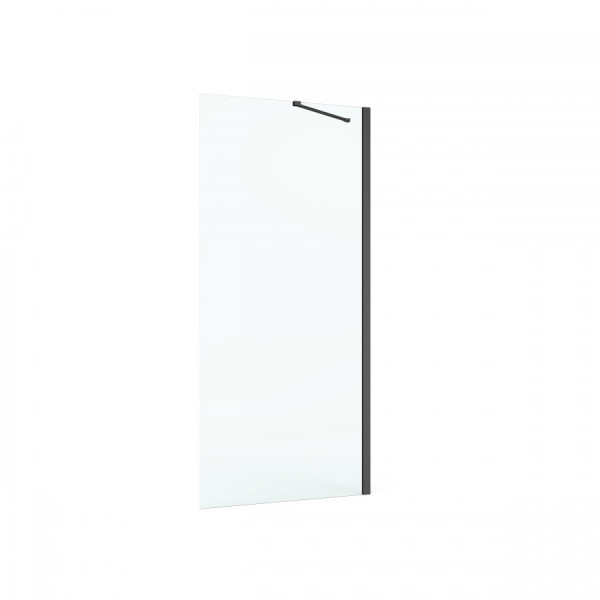 Душевое ограждение Roca Capital 80x195 стекло прозрачное, профиль черный (7.M440.8.016.M)