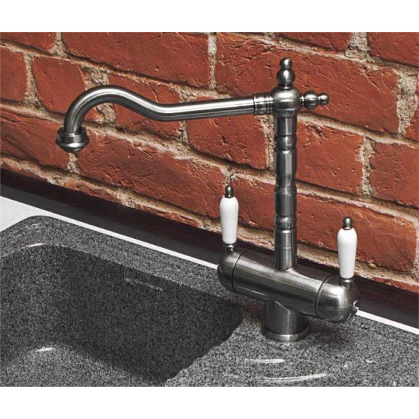 Смеситель для кухни Omoikiri Amagasaki-SI античное серебро (4994045) Смеситель для кухни Omoikiri Amagasaki-SI античное серебро (4994045)
