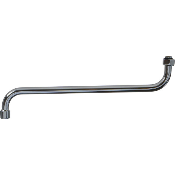 Излив Melodia для смесителя круглый S-образный с аэратором русский стандарт 35см (MKP20693P)