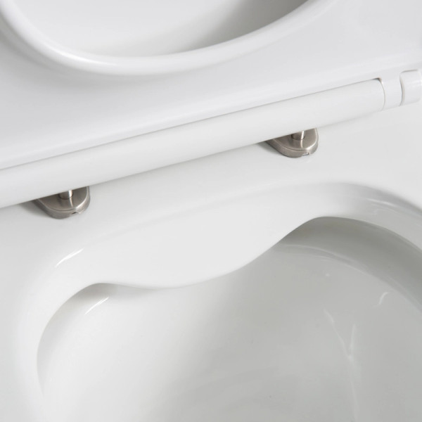 Чаша безободкового унитаза Lounge с сиденьем soft close P-trap (BB045CPR/SC)