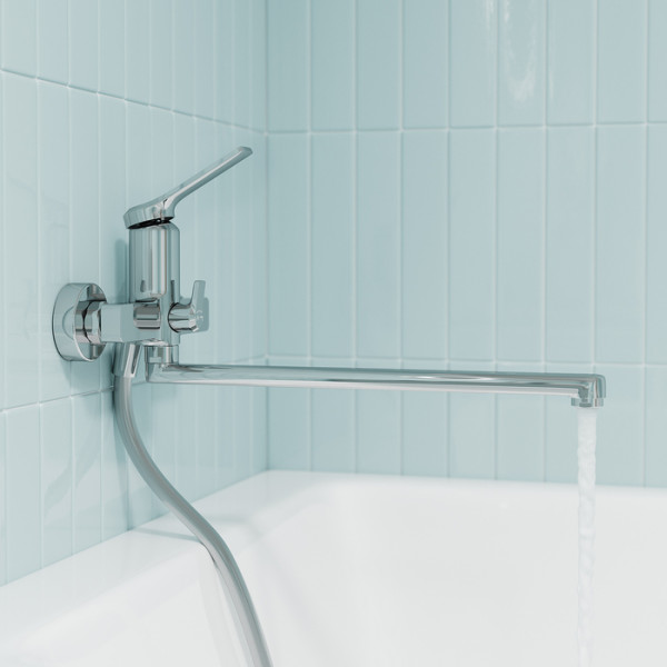 Смеситель для ванны и душа Iddis Parker хром (PARSB02i10WA)