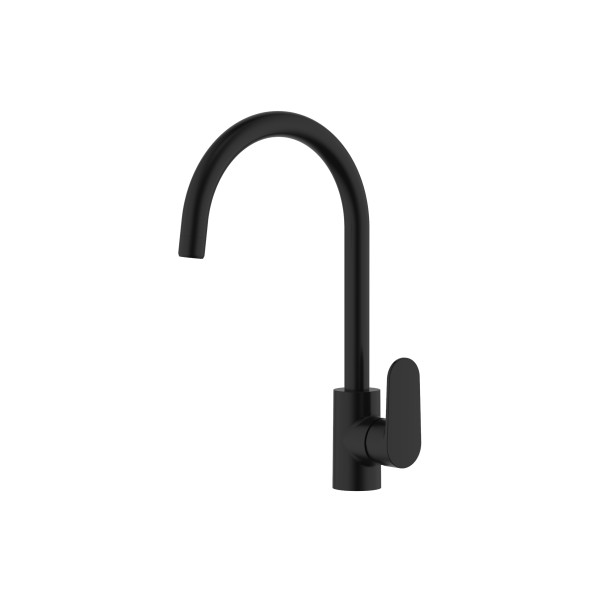 Смеситель для кухни Aquatek Ника черный матовый (AQ1882MB)