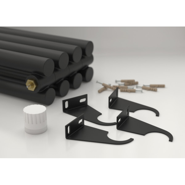 Радиатор стальной Сунержа Эстет 315x1800 7 секций черный матовый (31-0312-1807) Радиатор стальной Сунержа Эстет 315x1800 7 секций черный матовый (31-0312-1807)