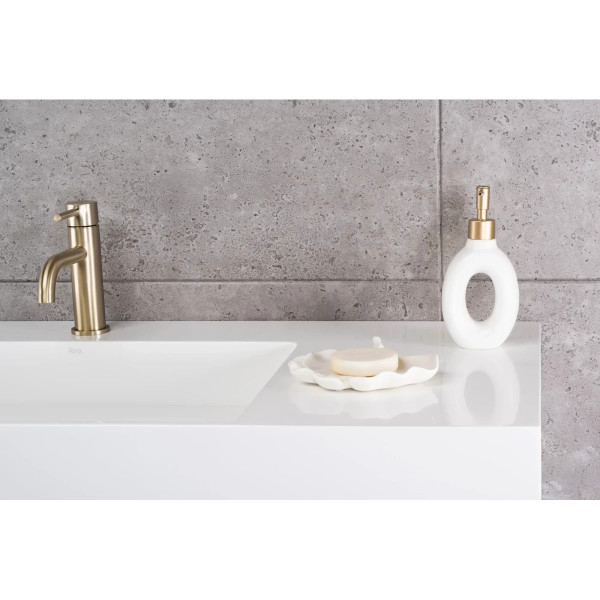 Раковина накладная конгломерат REA Archi white mat 75x43x14 белая матовая (REA-U4300) Раковина накладная конгломерат REA Archi white mat 75x43x14 белая матовая (REA-U4300)