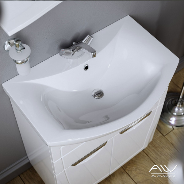 Тумба напольная Alavann Monaco 65-01 (белая)