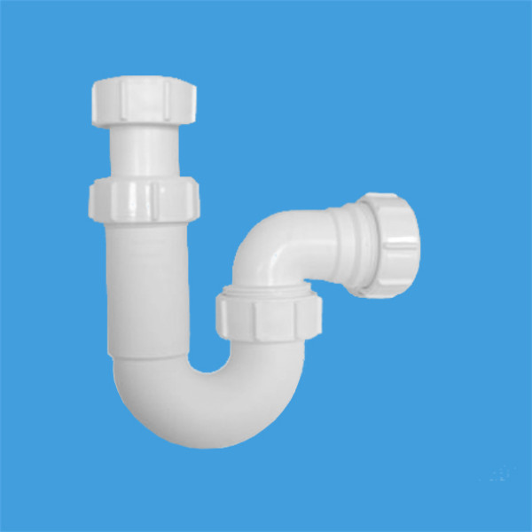 Сифон 40 мм. трубный Р-образный для донного клапана McAlpine (MRSK15)
