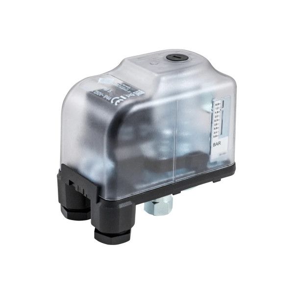 Реле давления Unipump Italtecnica PM/5G 1/4" (прозрачный, с град. шкалой) (57932) Реле давления Unipump Italtecnica PM/5G 1/4" (прозрачный, с град. шкалой) (57932)