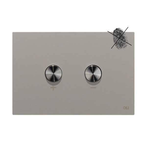 Клавиша смывная Oli Blink Никель брашированный матовый (889875 )