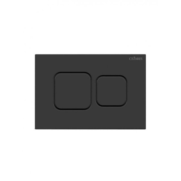 Клавиша смывная Cezares Pneumatic черный матовый (PN1-BTN-NOP)