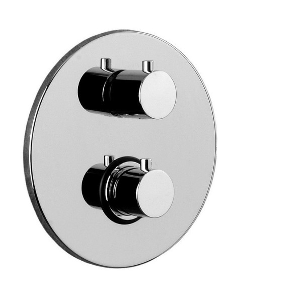 Смеситель для ванны и душа Paffoni Light термостатический, с внутренней частью, хром (LIQ018CR)