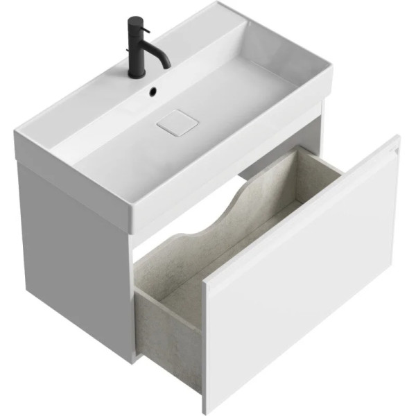 Тумба подвесная Aqwella Pure 792x443x464 белый (PUR0108WM) Тумба подвесная Aqwella Pure 792x443x464 белый (PUR0108WM)