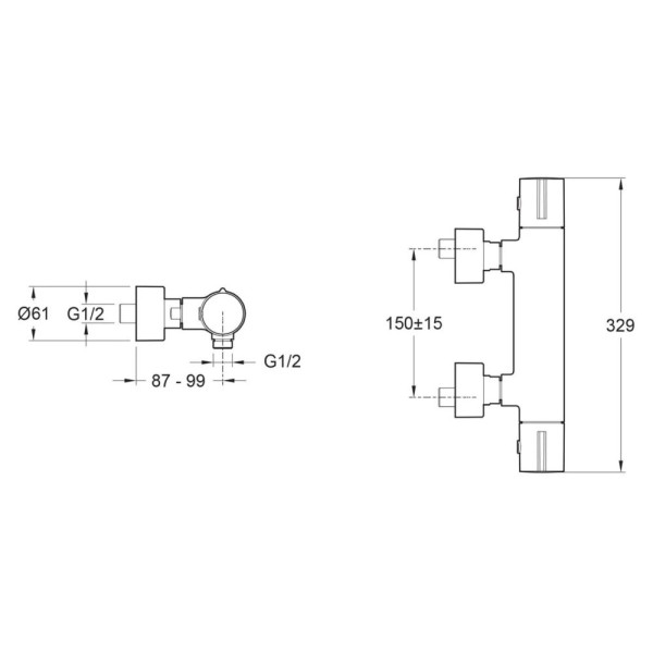 Смеситель для душа Jacob Delafon Toobi хром (E8991-CP)