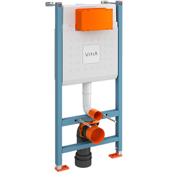 Комплект инсталляция с унитазом Vitra Normus L-box с сиденьем и белой клавишей смыва (9773B003-7207) Комплект инсталляция с унитазом Vitra Normus L-box с сиденьем и белой клавишей смыва (9773B003-7207)