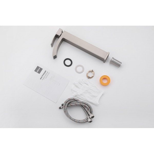 Смеситель для раковины Abber Wasserfall сатин (AF8611SP) Смеситель для раковины Abber Wasserfall сатин (AF8611SP)