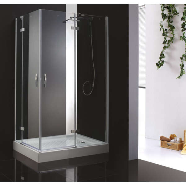 Душевой уголок Cezares Bergamo 100x90x195 стекло прозрачное, профиль хром (BERGAMO-W-AH-2-100/90-C-Cr-L) Душевой уголок Cezares Bergamo 100x90x195 стекло прозрачное, профиль хром (BERGAMO-W-AH-2-100/90-C-Cr-L)