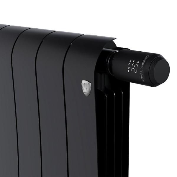 Головка термостатическая М30х1,5 Royal Thermo Smart Heat 2.0 электронная (черная) (RATESH23015BL) Головка термостатическая М30х1,5 Royal Thermo Smart Heat 2.0 электронная (черная) (RATESH23015BL)